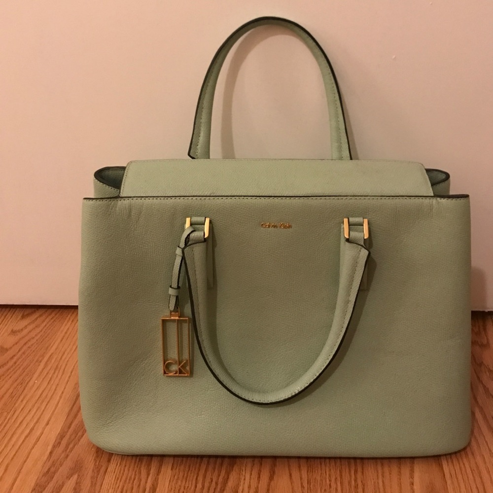 Calvin Klein teal purse