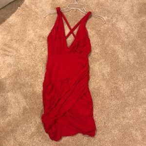 Xenia Boutique Red wrap dress