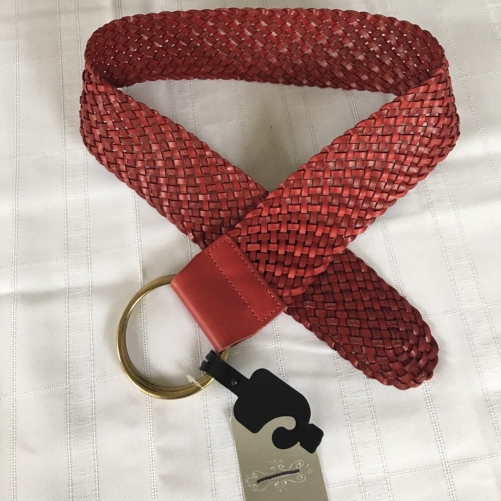 Anthro braided red belt!