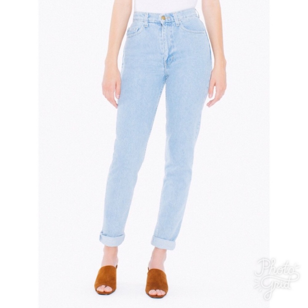 NWT American Apparel Mom Jeans RARE