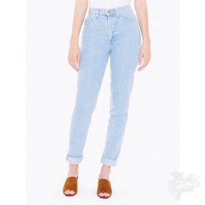 NWT American Apparel Mom Jeans RARE