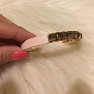 J. Crew bracelet, pale pink