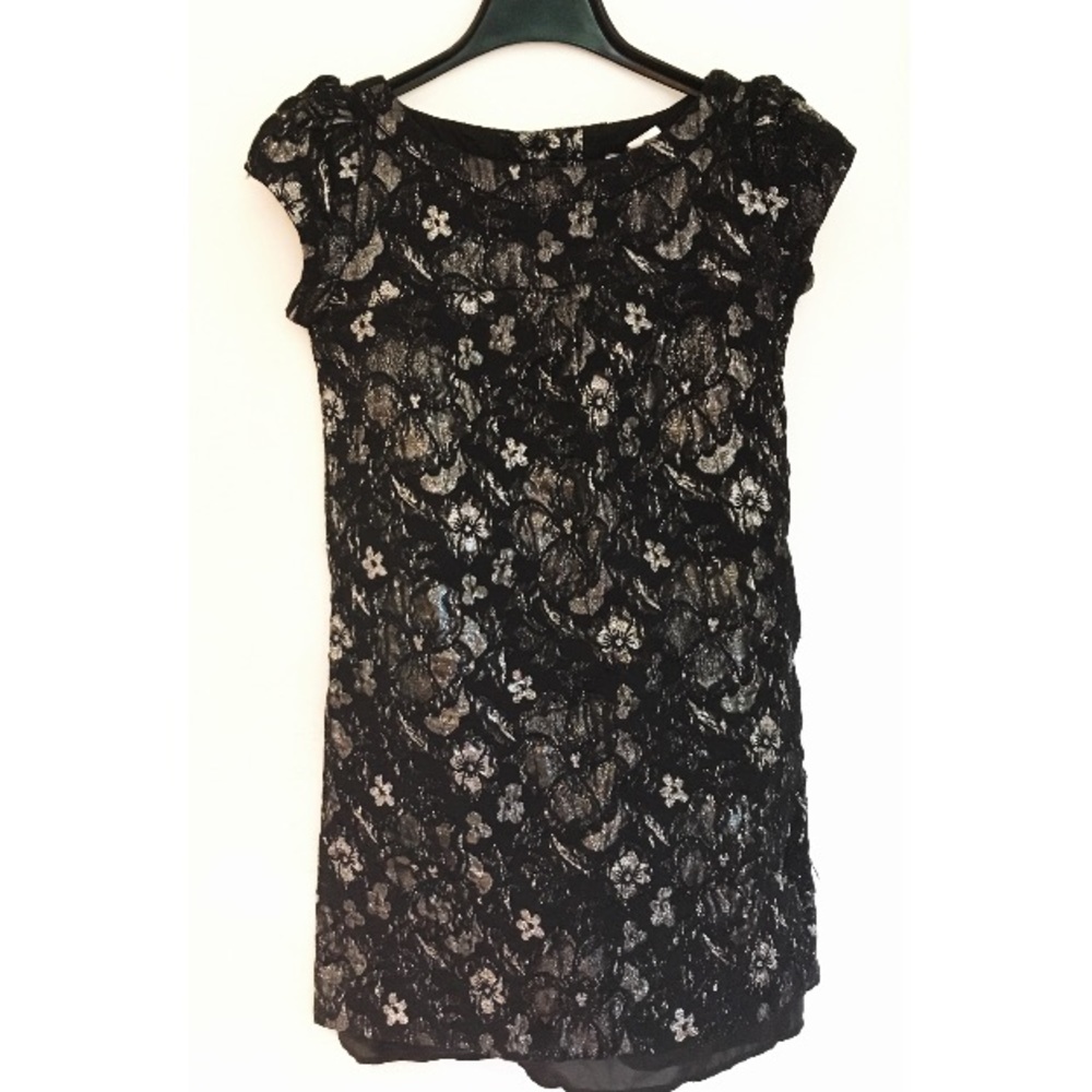 Sexy & elegant black detailed dress