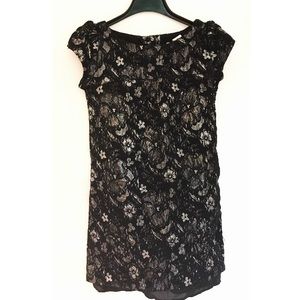 Sexy & elegant black detailed dress