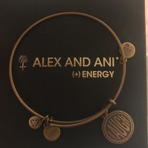 Alex and Ani "LAUGH" charm bracelet