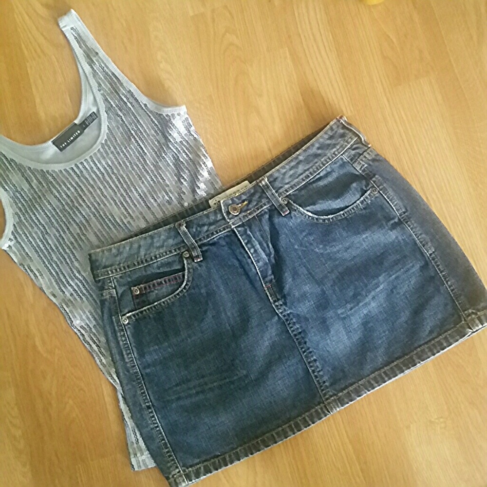 Cute Denim Hipster Mini Skirt