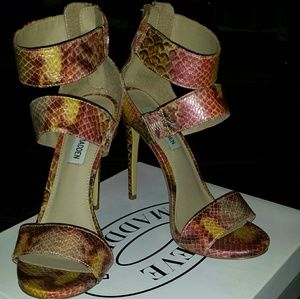 Steve Madden- Mira Multi Snake Heels
