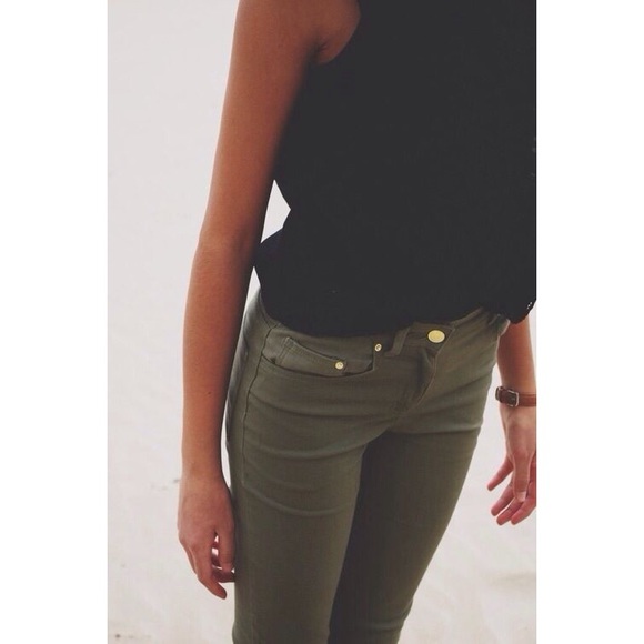 Celebrity Pink Denim - NWT Olive Green Skinny Jeans