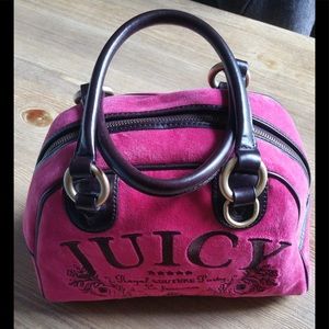 Hot pink Juicy Couture Handbag with coin purse.