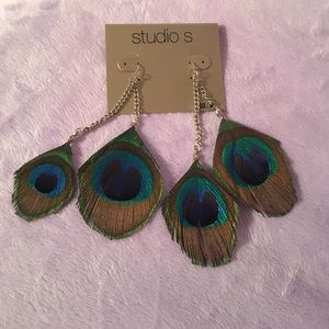 Peacock Earrings