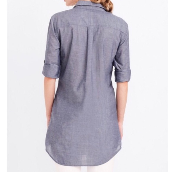 ❌SOLD❌NWT❣️J.CREW SHIRT POPOVER TUNIC❣️ - Picture 4 of 4