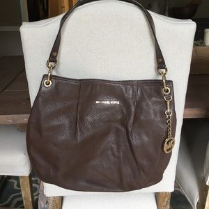 Michael Kors authentic brown leather tote