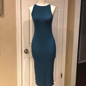 H&M fitted long dress