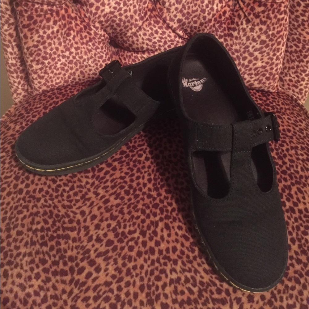 Dr. Martens Women Woolwich T Bar Loafers