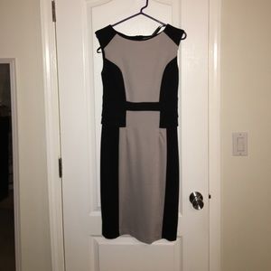 Bisou Bisou Black & Gray Dress