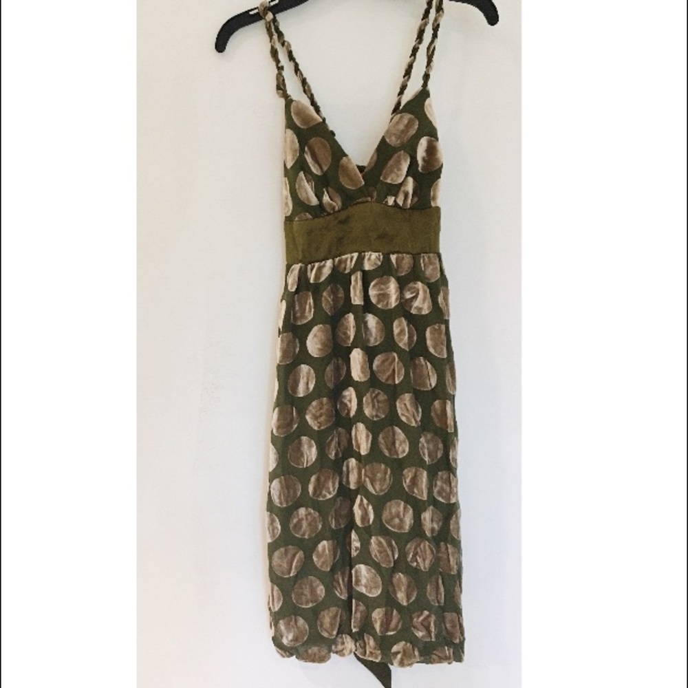 2000s cross back dress