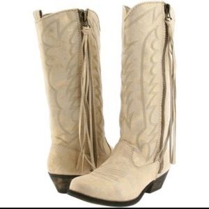 Big Buddha Wyatt Cream Cowboy Boot