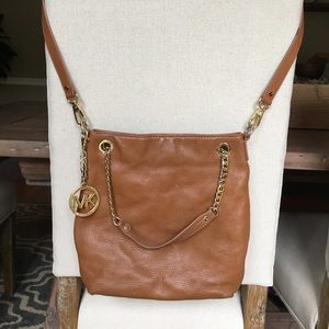 Michael Kors light brown leather bag