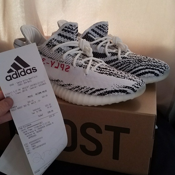 Yeezy Zebra