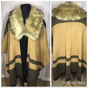 Forever 21 Faux Fur Wrap NWT