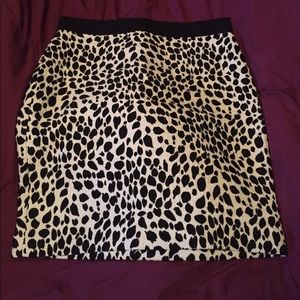 Black and white skirt