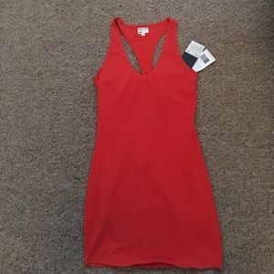 Rvca fitted red dres