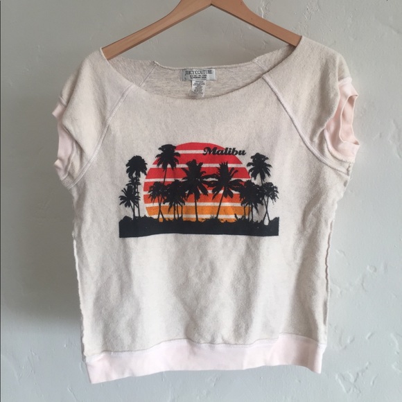 Juicy Couture Tops - Juicy Couture sweatshirt Malibu tee