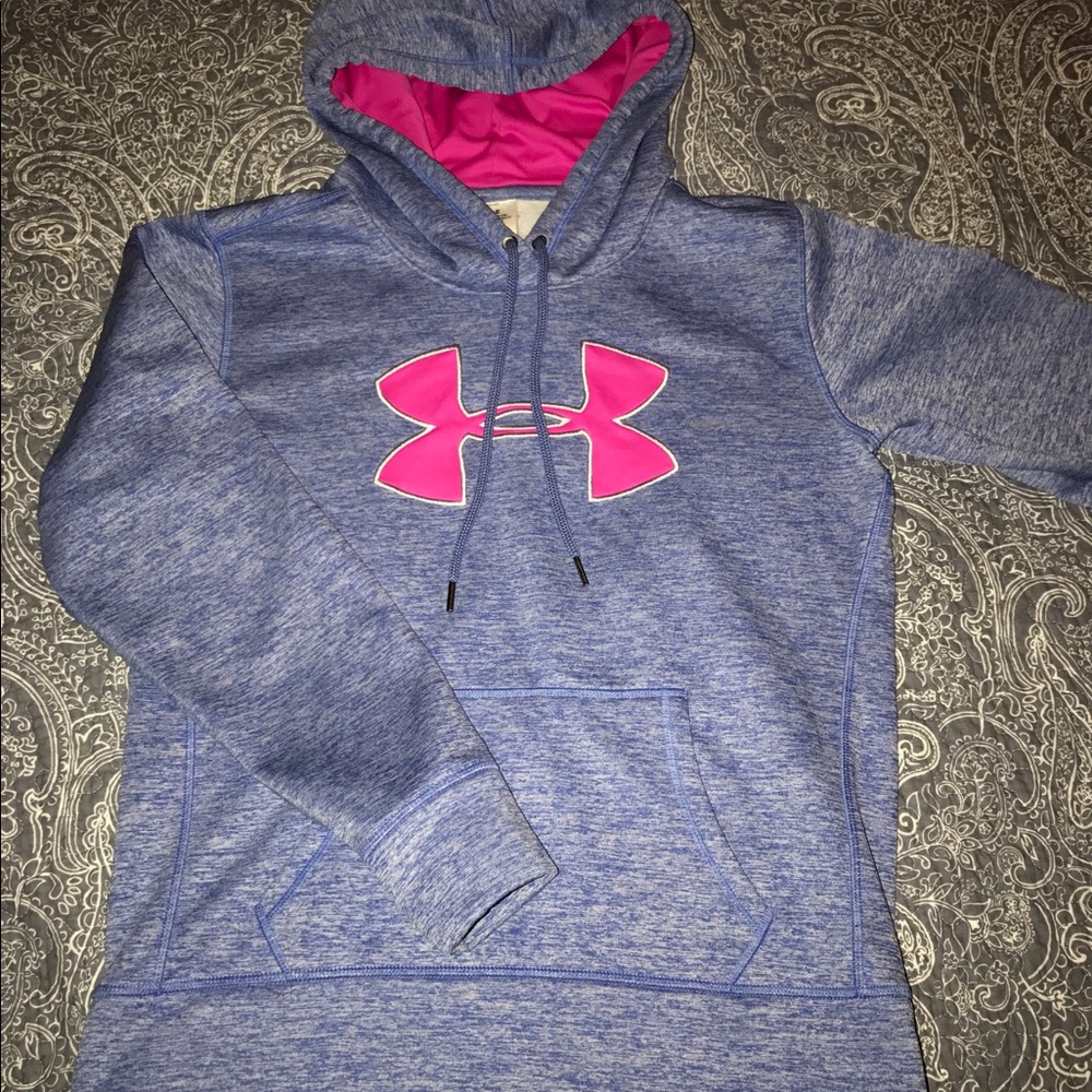 Purple and pink UA hoodie