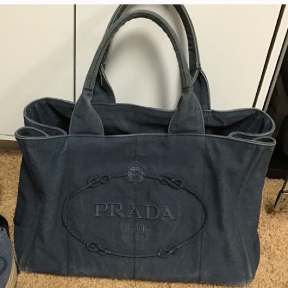 Prada bag denim🎈sold🎈