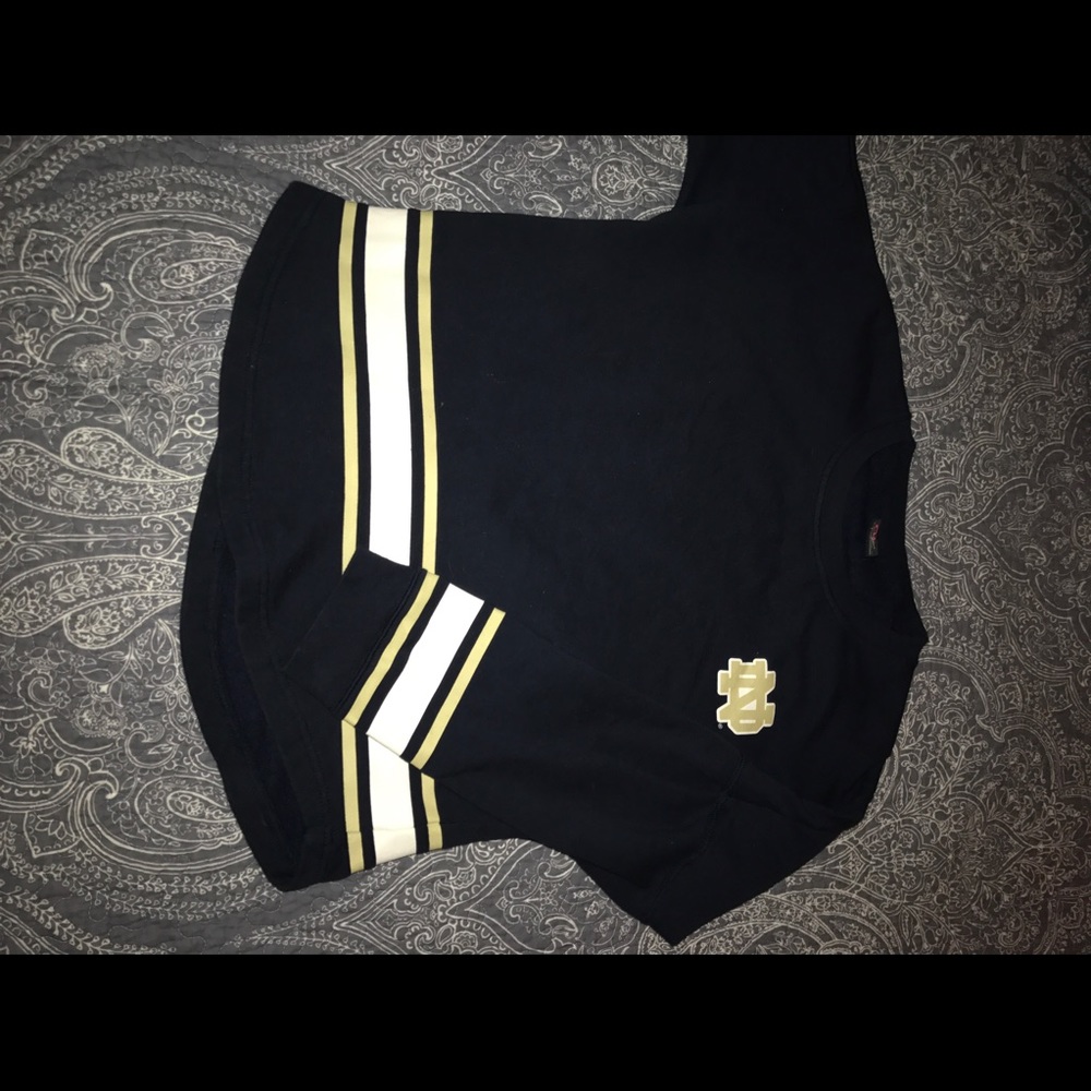 Blue Notre Dame crewneck