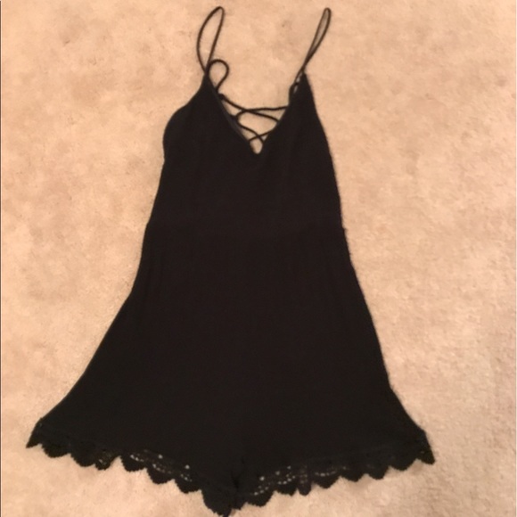 Altar'd State Pants - Altard state black romper