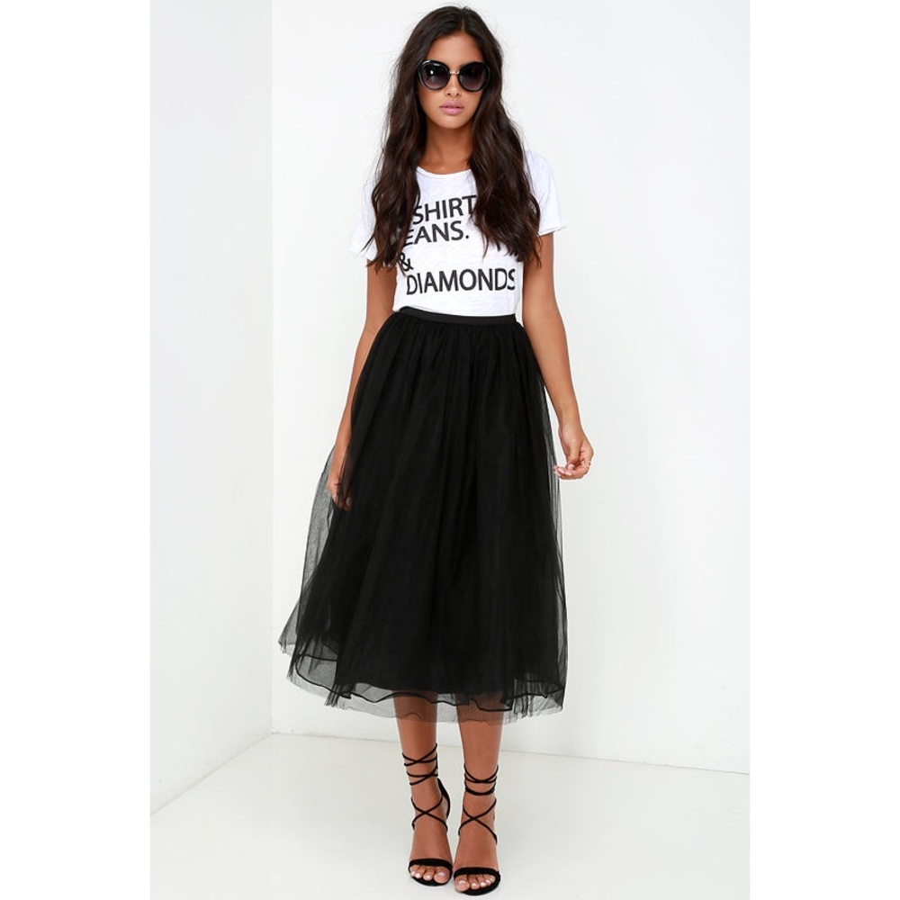 😍 Midi tulle skirt
