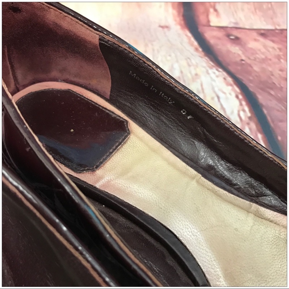 DIOR:Quilted Ballet Shoes-Size 7. Cabernet color. - Picture 4 of 7