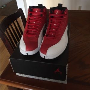 Nike Men's Air Jordan 12 - "Gym Red" Red/White