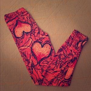 💗🦄Lularoe OS Valentines Leggings 2016🦄💗