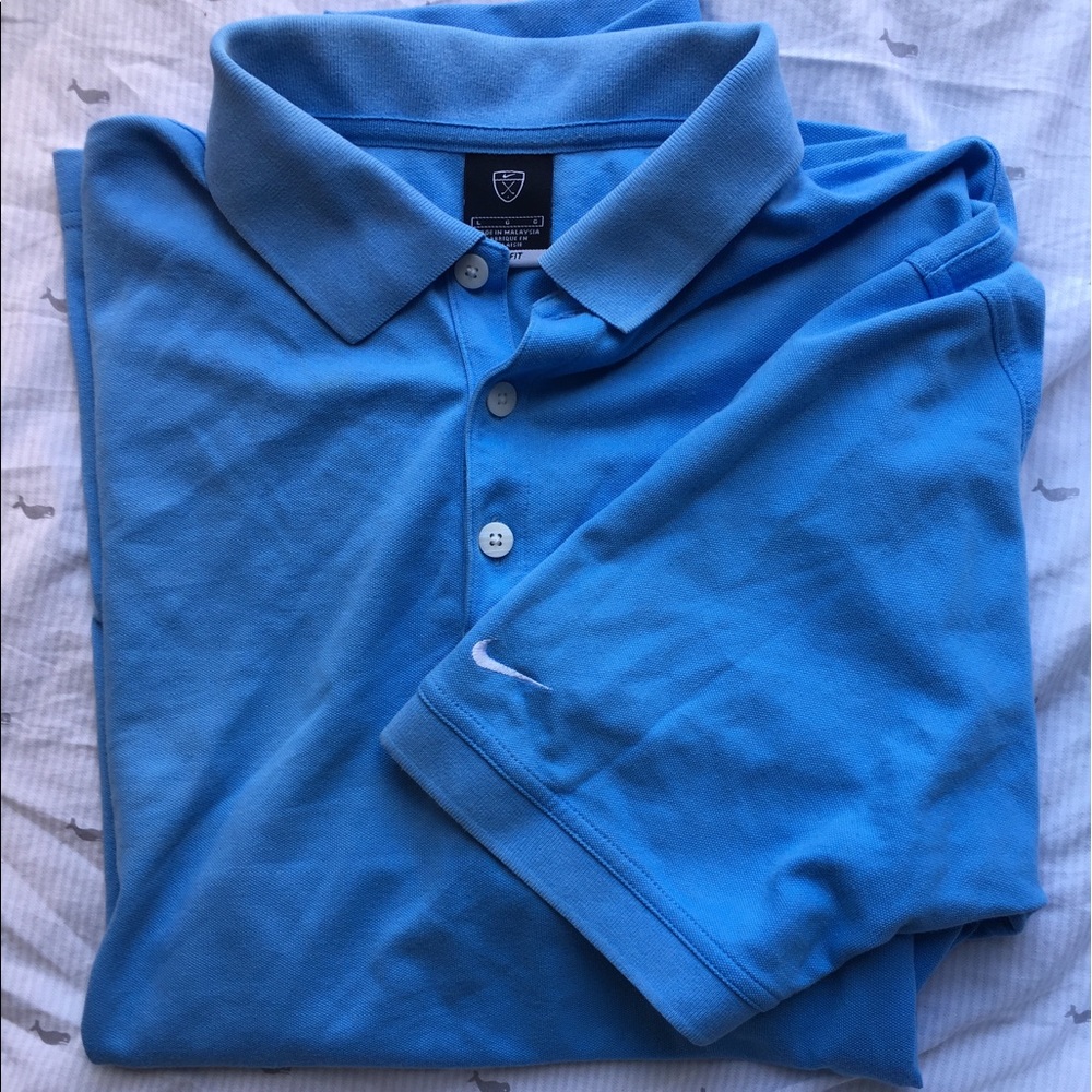 Nike Golf Men's Blue Polo Shirt Large