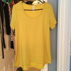 LuLaRoe Classic T Chartreuse medium