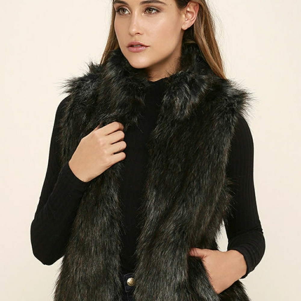 BB Dakota Colton Faux Fur Jacket