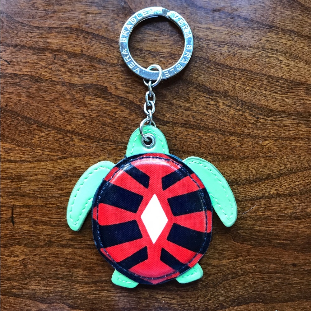 Vera Bradley Turtle Keychain