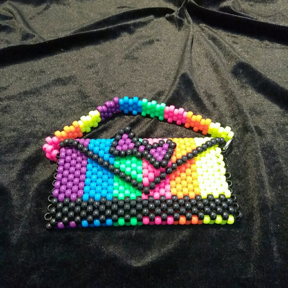 CrazyStyles pony bead mini bag