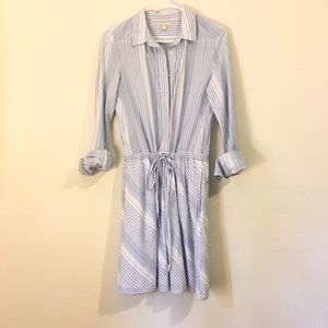 GAP button up 100% cotton dress