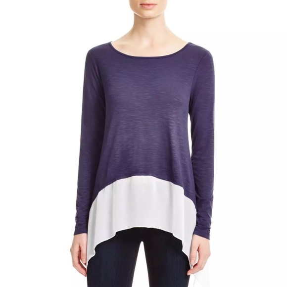Asymmetric Color block Top - Picture 1 of 2