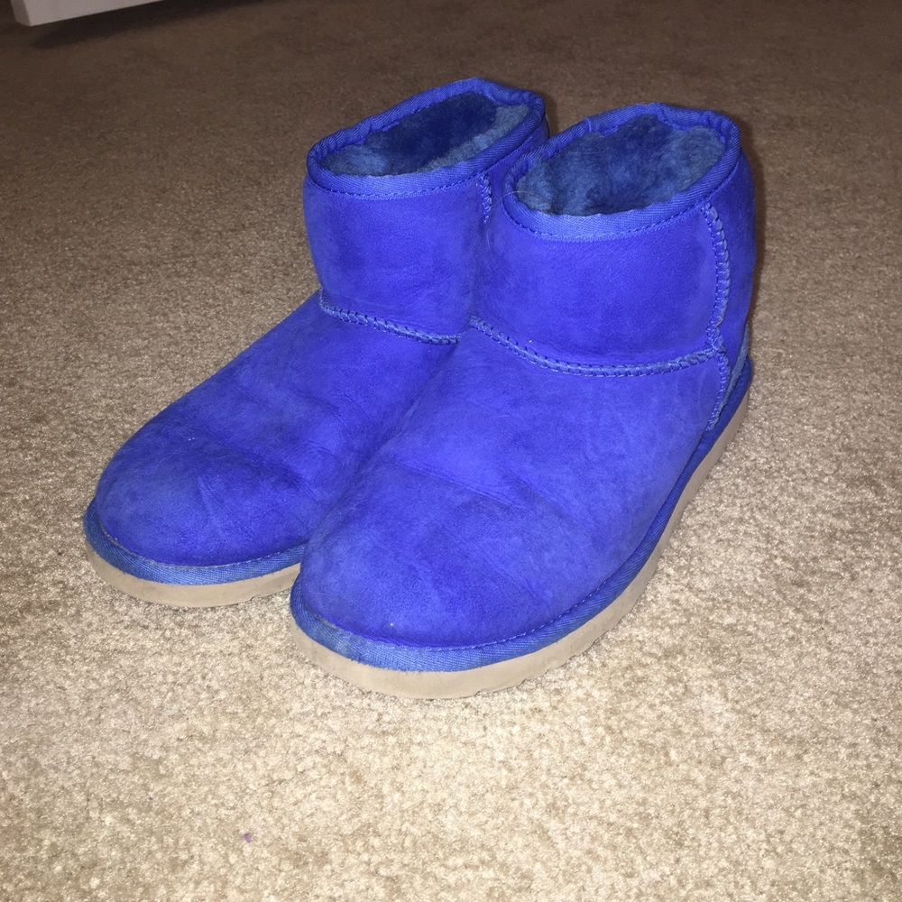 Short Royal Blue Uggs