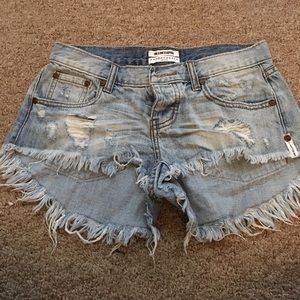 One teaspoon denim shorts