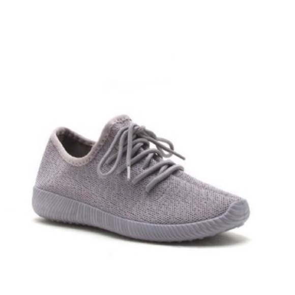 Gray Flyknit Sneakers - Picture 2 of 2