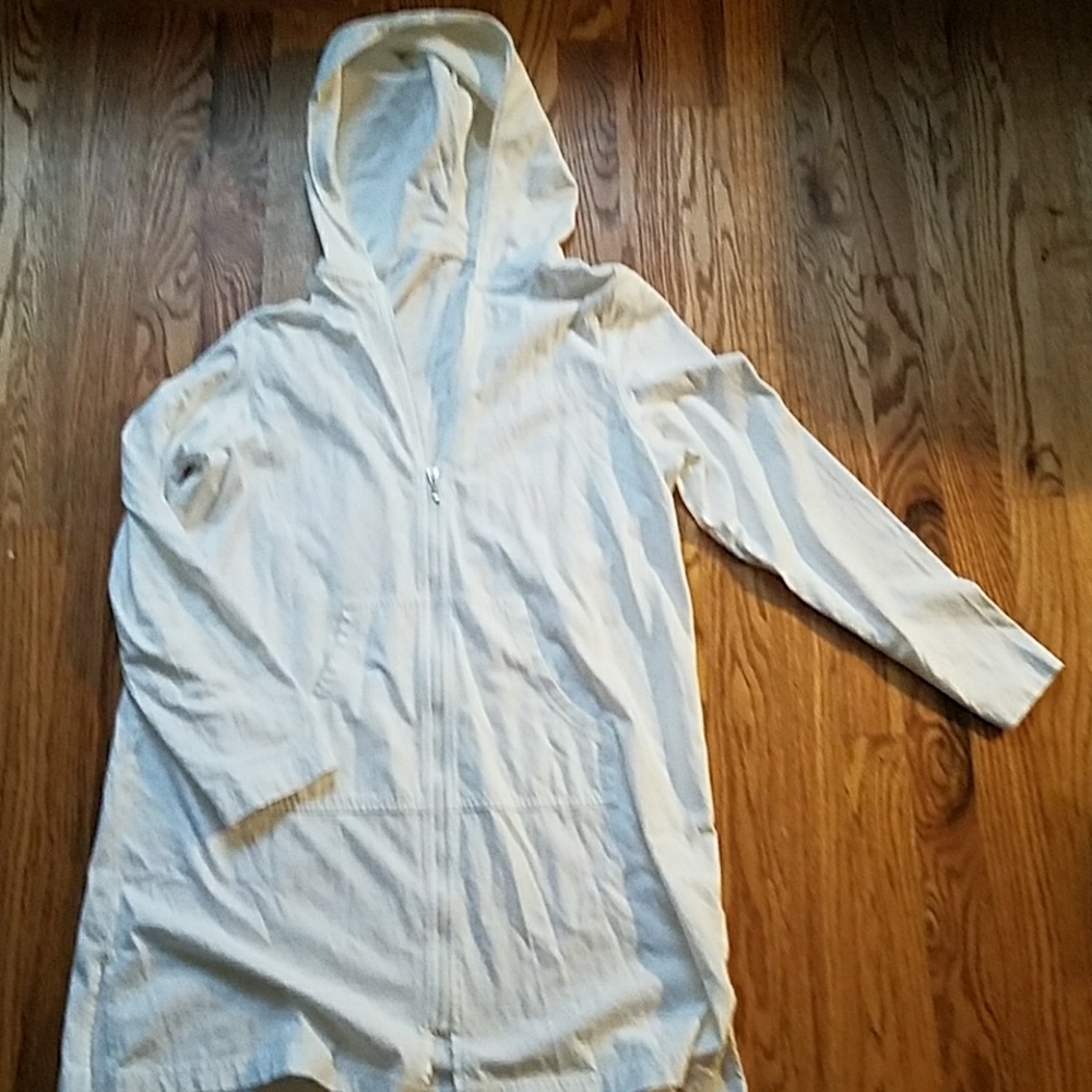 Lands End hooded bathing suit coverup