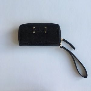 Kate Spade Patent Leather Heart Wristlet