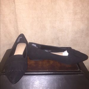 Black Wafer Flats by Lauren Conrad Size 6.5