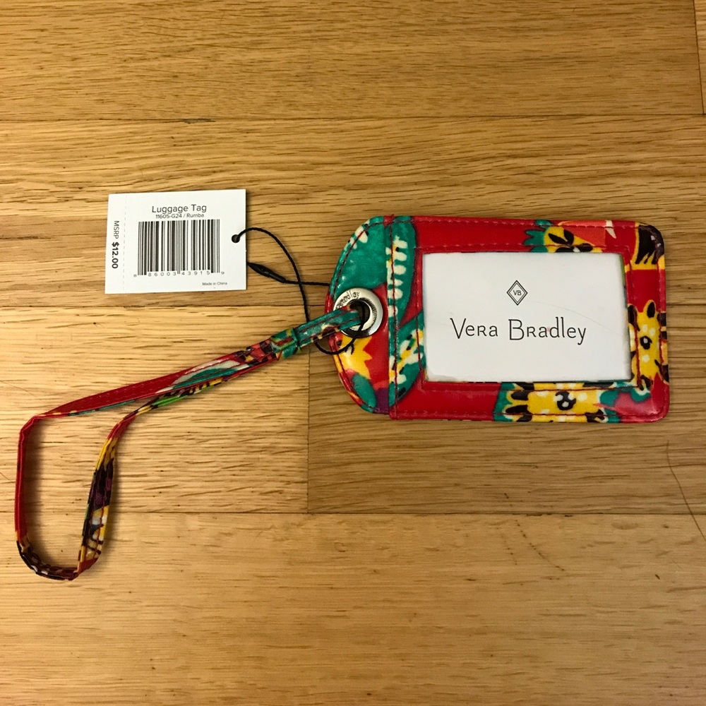Vera Bradley luggage tag