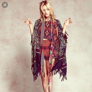 NWT Free People Dahlia Paisley Printed Shorts